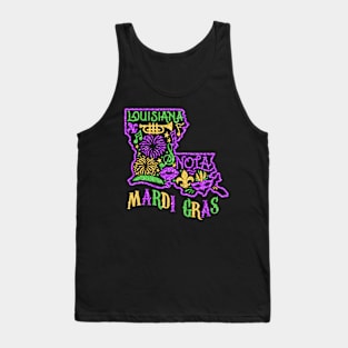 Louisiana Mardi Gras Tank Top